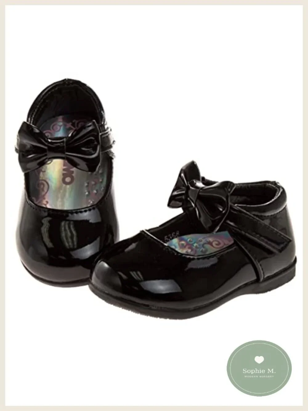 Faux Leather Mary Jane Flats Girls Dress Shoes Non-Slip Baby Walker